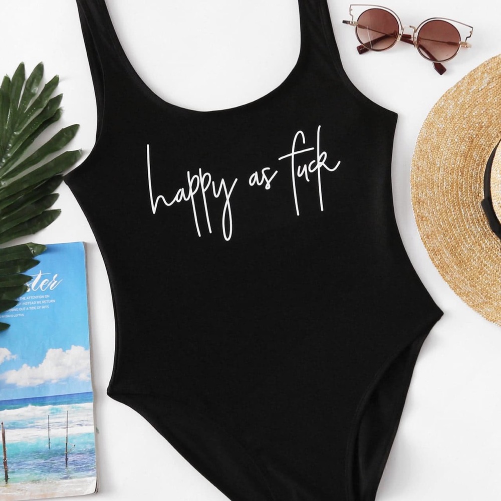 Happy as one piece Bathing suit